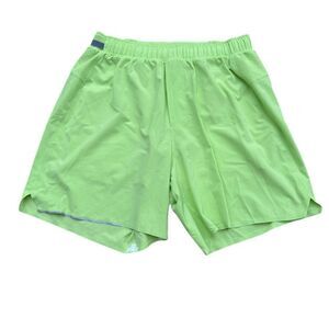 Lululemon Surge Lined Short 6" In Neo Green Medium M7A99S